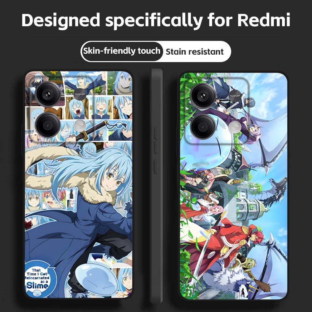 Xiaomi Redmi Note 14 - Casing Ponsel Lendir Anime Rimuru Tempest