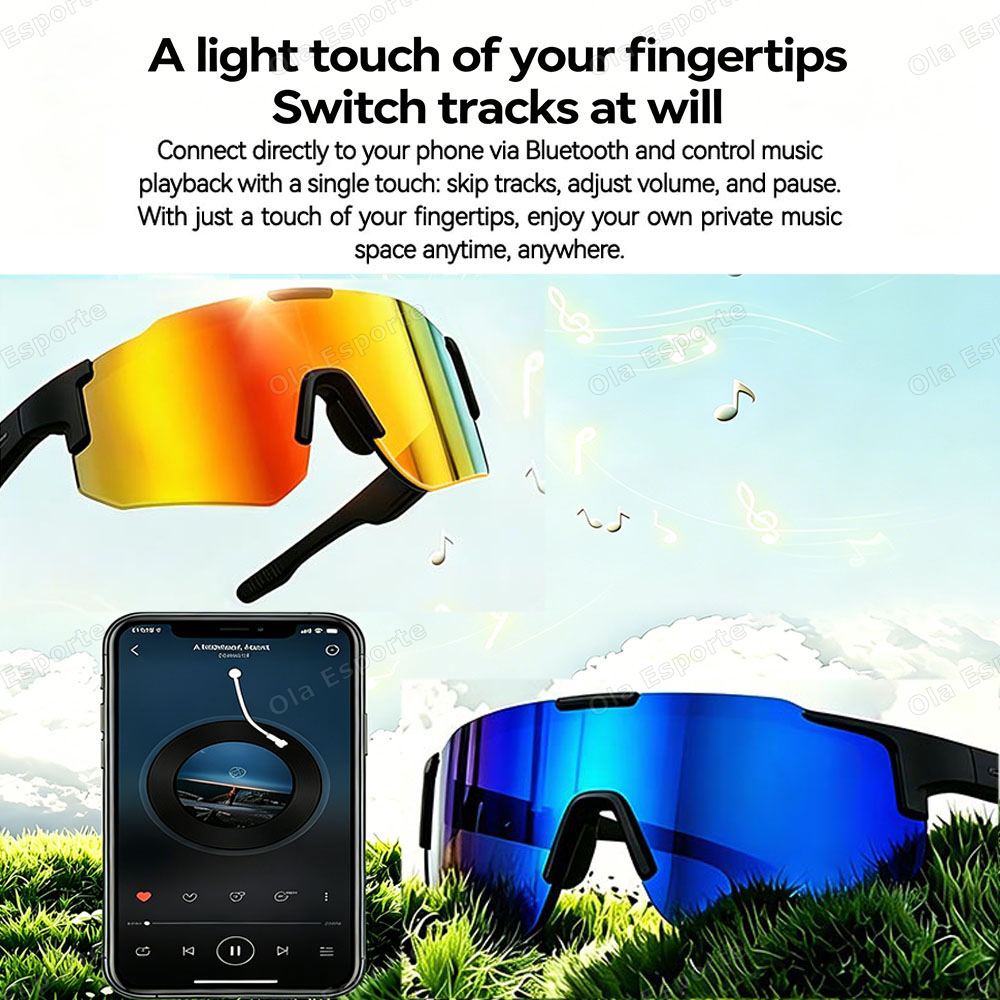 Kacamata Pintar Bersepeda HD B - Smart Glasses Lens ulasan dan harga