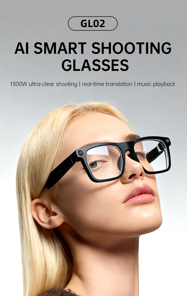 Kacamata Pintar AI GL02 — Kame - Smart Glasses Lens ulasan dan harga