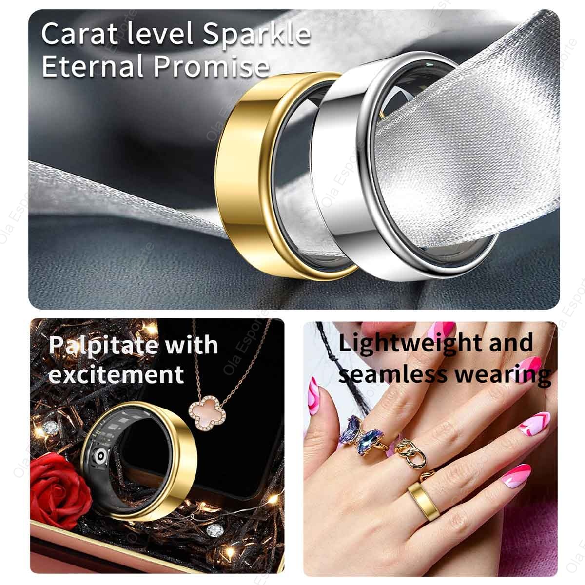 Cincin Pintar R09 untuk Pria d - Temperature Ring Skin ulasan dan harga