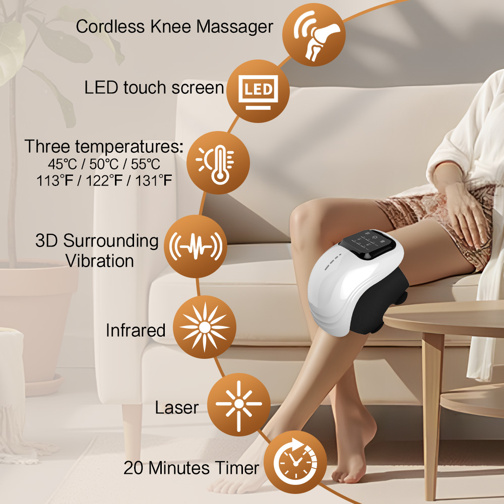 Alat Pijat Lutut Nirkabel deng - Smart Knee Wrap ulasan dan harga