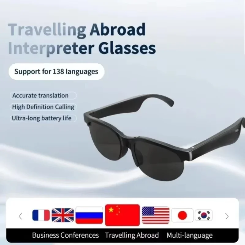 Kacamata Pintar AI Lenovo Blue - Smart Glasses Lens ulasan dan harga